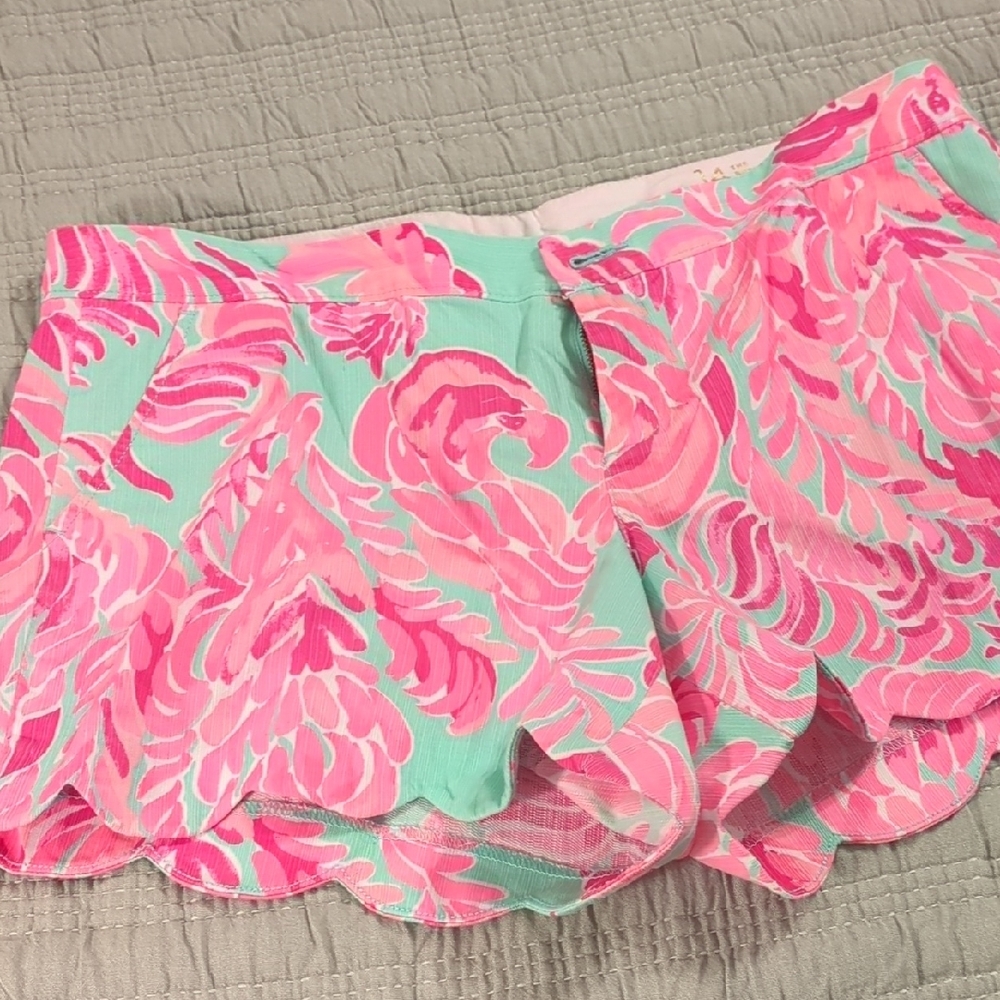 Lilly Pulitzer Pink and Green Shorts